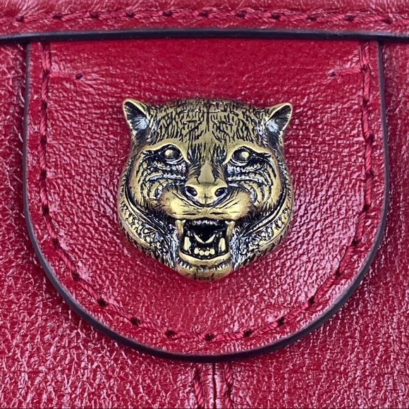 Women’s Gucci Rebelle Small Red Shoulder Bag - Picture 6 of 12